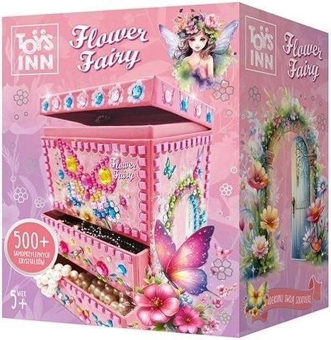 Decorative Jewelry Box Flower Fairy Bellisa – creative mosaic set for kids