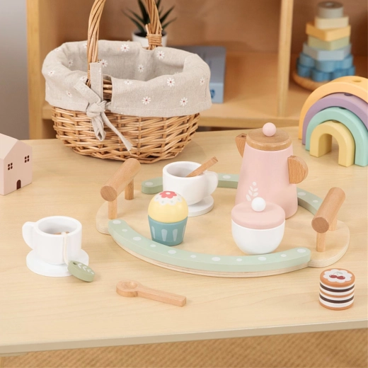 Pastelinis dizainas, kviečiantis žaisti