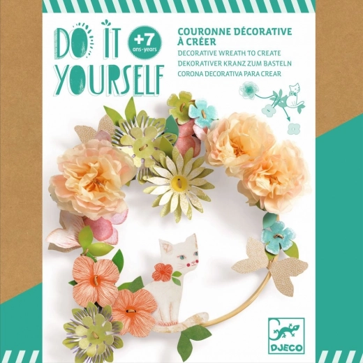 Gėlių vainikas „Dalia“ surinkimui – DIY nuo Djeco