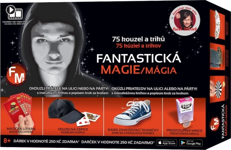 Vaikiškas mago rinkinys „Fantastiška magija“ – 75 triukai