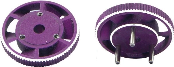HighFlow Venti-Turbo smagratis 1:10 mastelio modeliui, skirtas 5,1 mm velenui