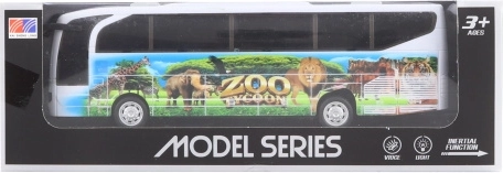 Metalinis safari autobusas su baterijomis