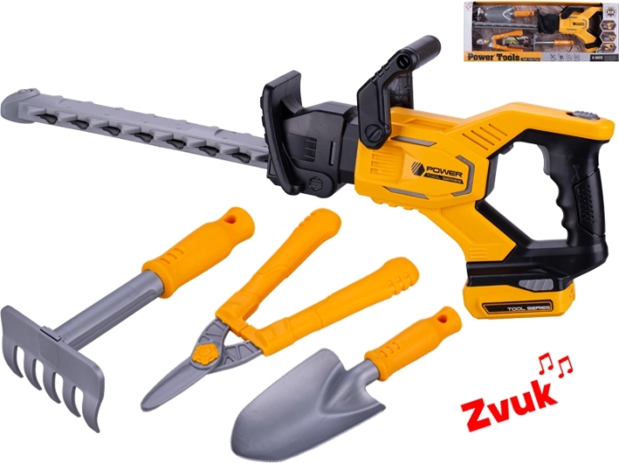 Vaikiškos gyvatvorės žirklės su baterijomis, su garsais ir priedais, 57 cm