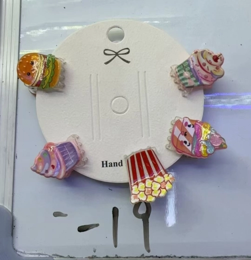 Hair Clips - Candy, Set of 5 pcs