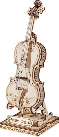 3D medinė dėlionė „Violoncello“ iš Rolife