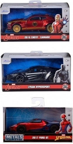 Metalinio automobilio modelis MARVEL 1:32 (variantų mišinys)
