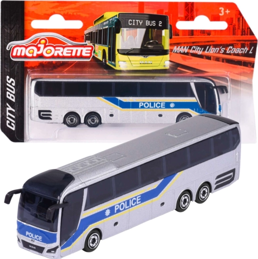 Miesto autobusas MAN Lion's City C pilkas – policijos
