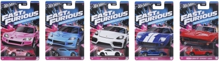 Hot Wheels themed cars Fast & Furious 1:64