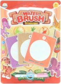 Water Painting Dinosaurs – coloring set with water brush