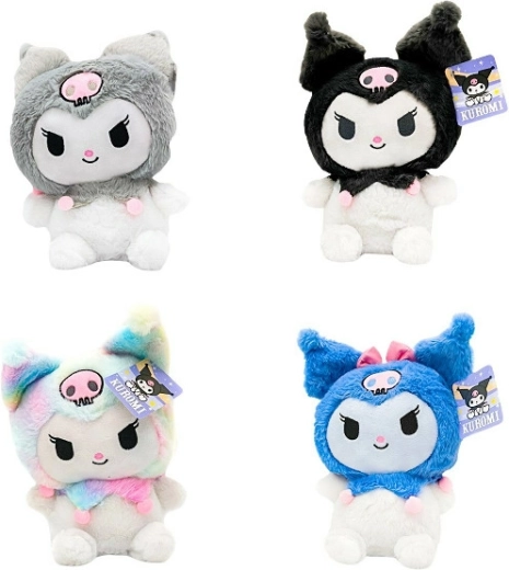 Pliušinis žaislas HELLO KITTY Kuromi 30 cm – pūkuotas minkštukas