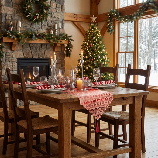 Christmas Table Runner 180 × 35 cm