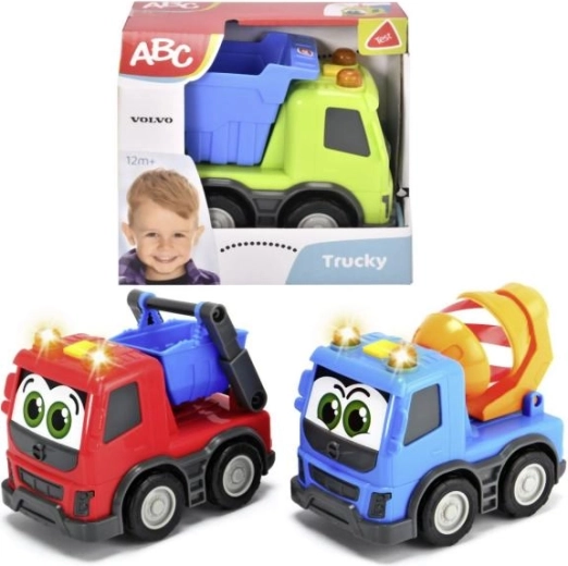 Linksmas sunkvežimis vaikams Volvo 13 cm