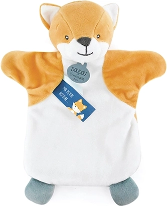 Doudou pliušinė lapės rankinė lėlė