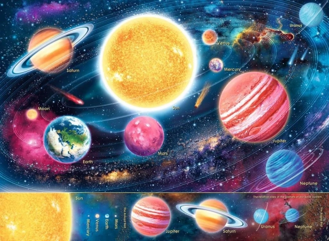 Ravensburger dėlionė Saulės sistema XXL 300 dalių