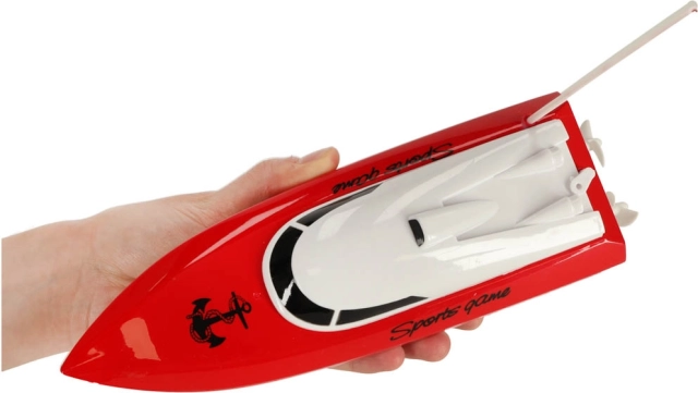 RC lenktyninis laivas 4CH mini CP802 – Raudona