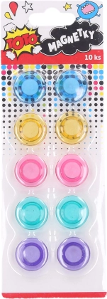 Colored Round Magnets 20mm 10pcs