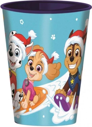 Plastikinis puodelis „Šunyčiai patruliai“ (kalėdinis) 260 ml