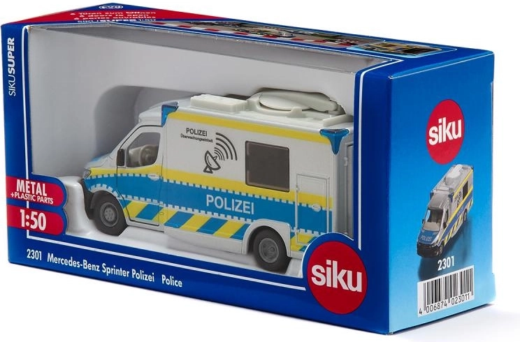 Police Mercedes-Benz Sprinter Model Siku