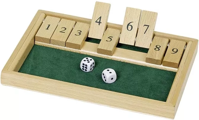 Kelioninis žaidimas Shut the box II
