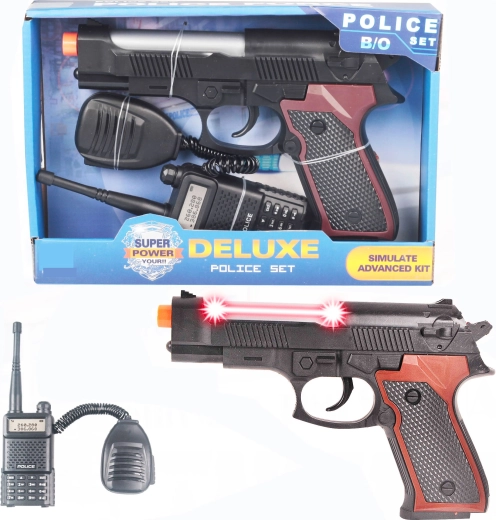 Sparkys policijos pistoletas ir racija