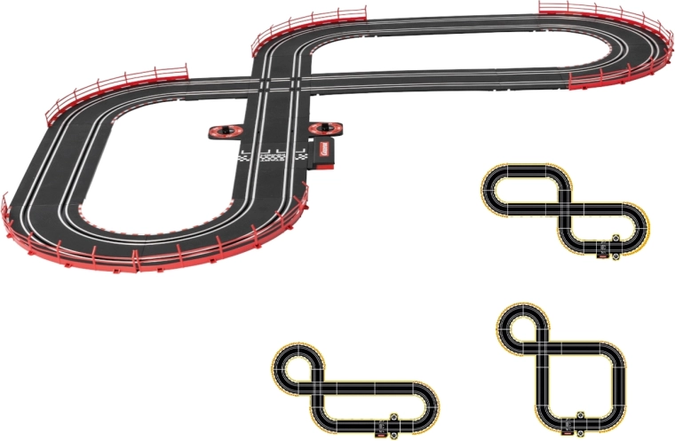 Track with crossover and lap counter
