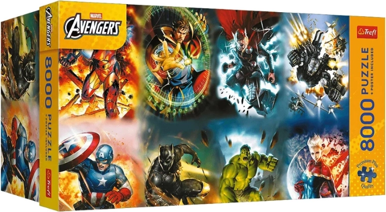 Dėlionė Premium Plus Avengers: Legends in Action 8000 dalių