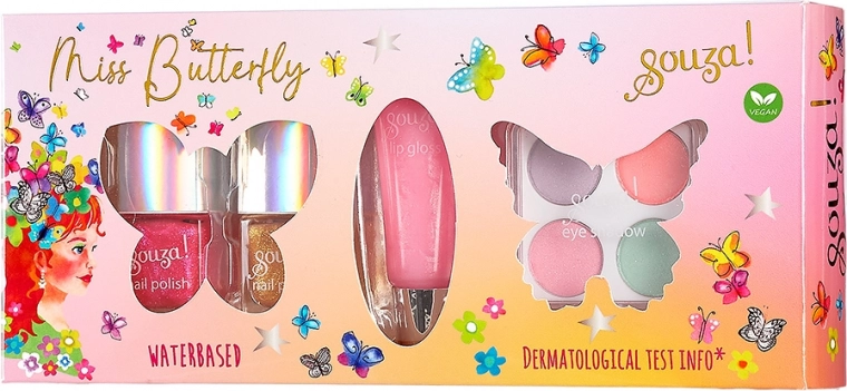 Souza vaikų makiažo rinkinys Butterfly