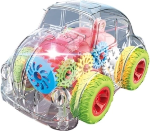 Transparent Car with Light and Sound Effects