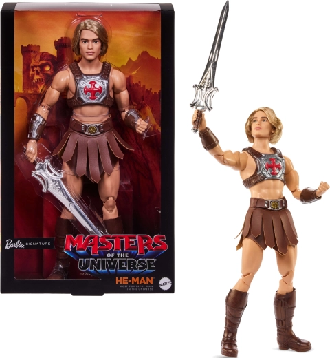 Mattel Barbie Signature kolekcinė lėlė Kenas kaip He-Manas (Masters of the universe)