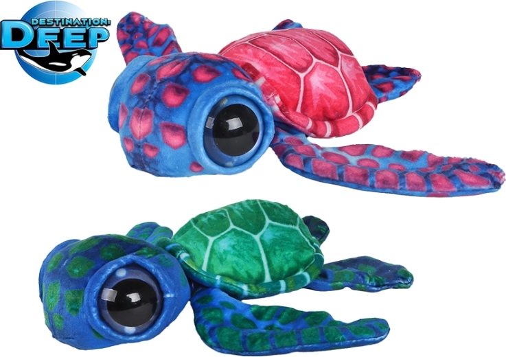 Destination Deep Plush Turtle 18 cm