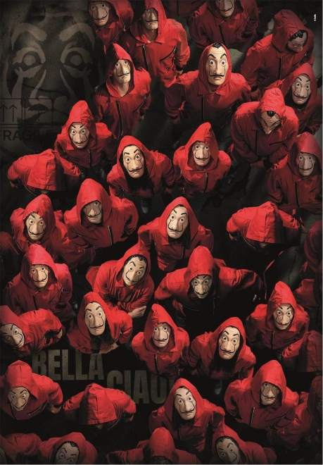 Dėlionė „La Casa de Papel“ 1000 dalių