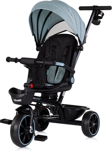 Vaikiškas triratis su stogeliu 2in1 CHIPOLINO Max Sport, Matcha