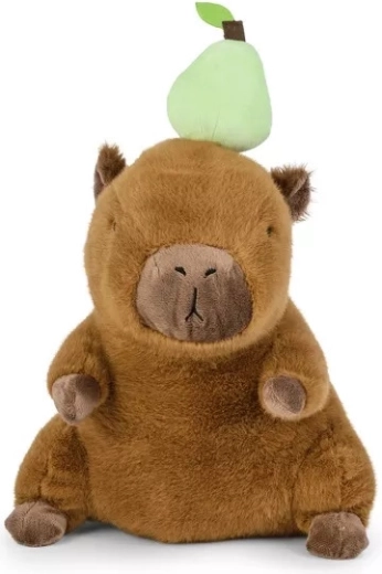 Plush capybara with pear 25 cm Daffi