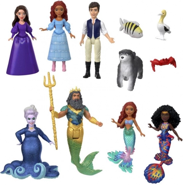 Set of Small Dolls and Friends from Land and Sea