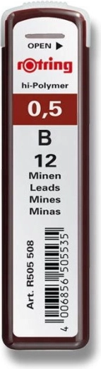 Mechanical pencil refills 0.5 mm, 12 pcs