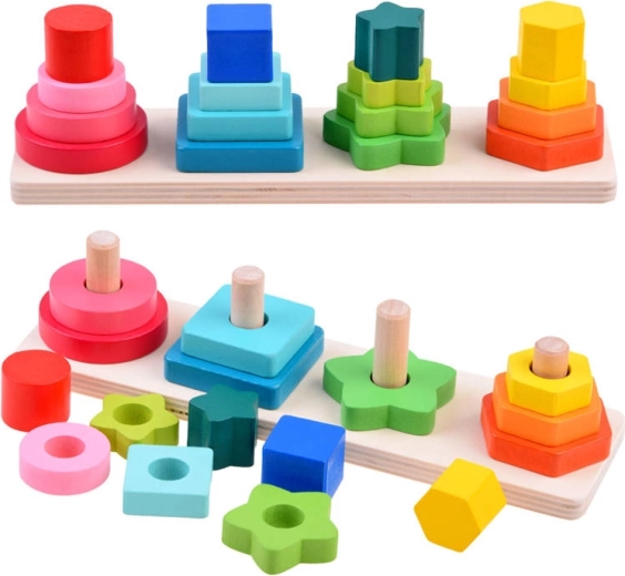 Wooden Logic Game Various Puzzles Jokomisiada