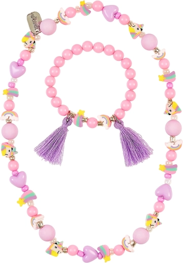 Souza! unicorn necklace and bracelet set for kids