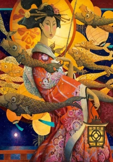 Dėlionė CLEMENTONI „Koinobori šokis“ (1500 detalių)