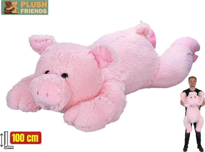 Pliušinis paršiukas 100 cm – Plush Friends