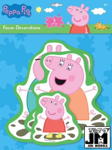 Jiri Models putų lipdukai ant sienos Peppa Pig - 1 pakuotė