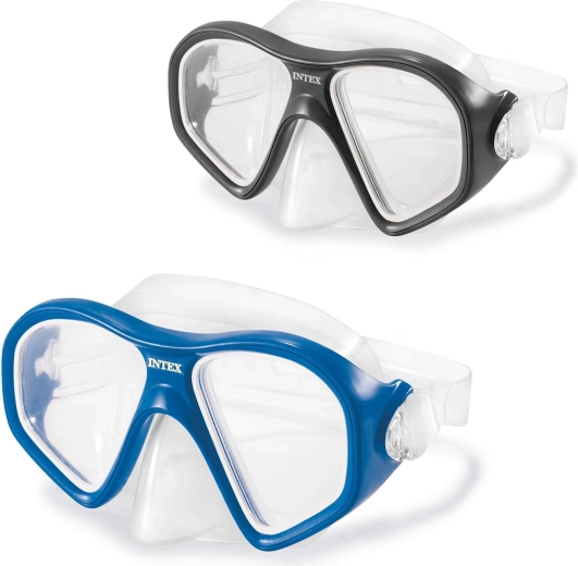 Plaukimo ir nardymo kaukė „Intex Reef Rider“, juoda