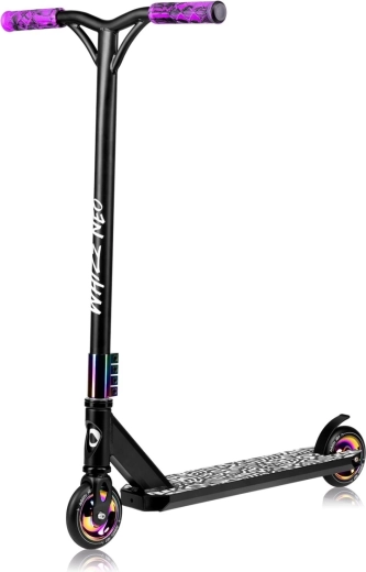 Freestyle paspirtukas Lionelo Whizz black carbon multicolor