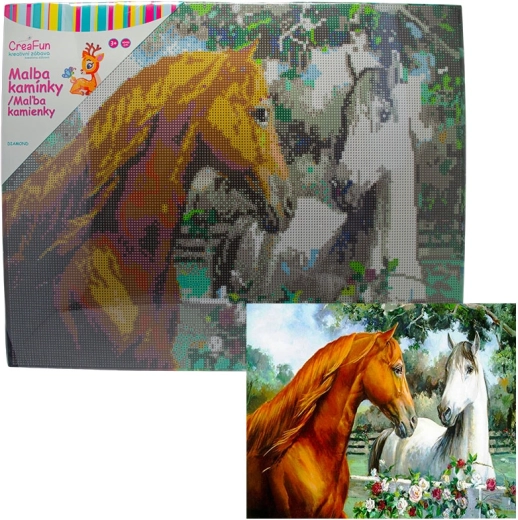 Diamond Painting Horses 40 × 50 cm