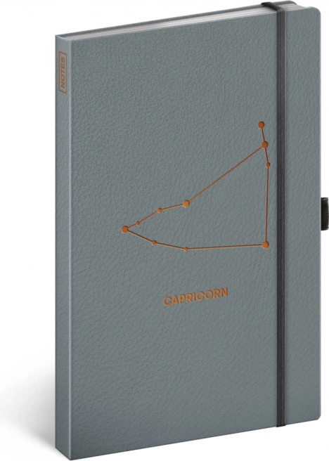 NOTIQUE Zodiac Capricorn Lined Notebook, 13 × 21 cm