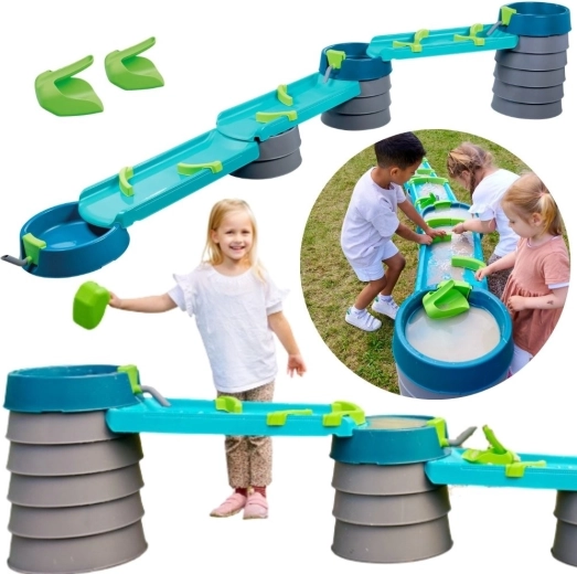 AquaPlay Mudway Flow – vandens trasa vaikams, 35 dalys