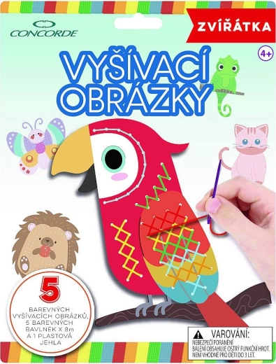 Siuvinėjimo paveikslėliai CONCORDE gyvūnėliai – rinkinys vaikams
