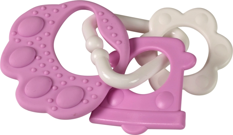 Pink Bear Paw Shaped Teether