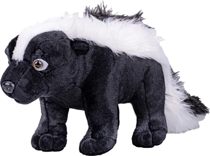 Pliušinis dryžuotasis skunkas 50 cm