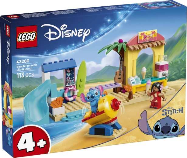 LEGO Disney pramogos paplūdimyje su Lilo ir Stiču