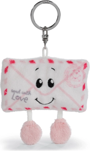 NICI pliušinis raktų pakabukas Laiškas LOVE 8 cm